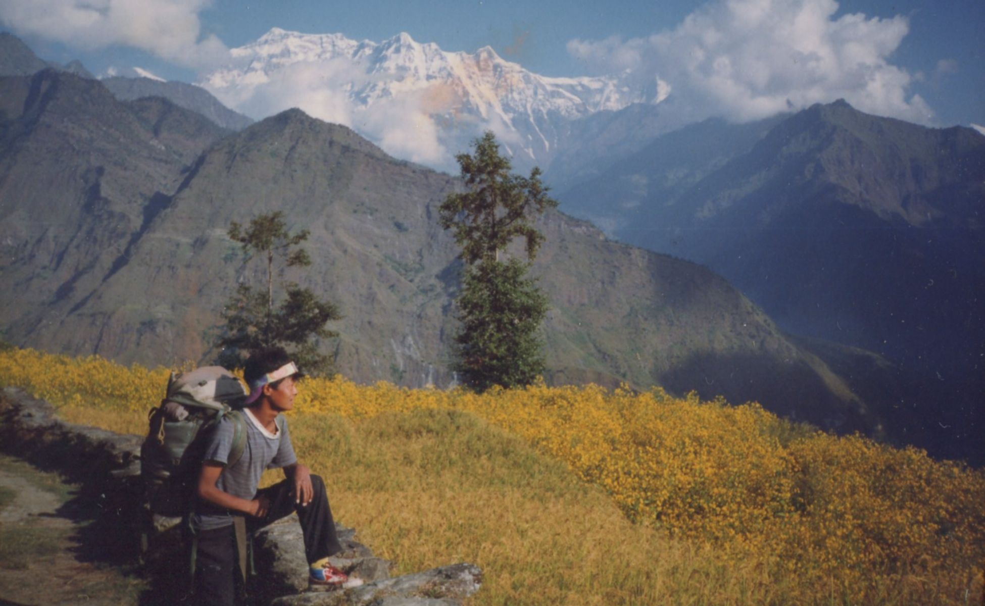 Gurja Himal ( 7193m ) from Sibang in the Dhaulagiri Region