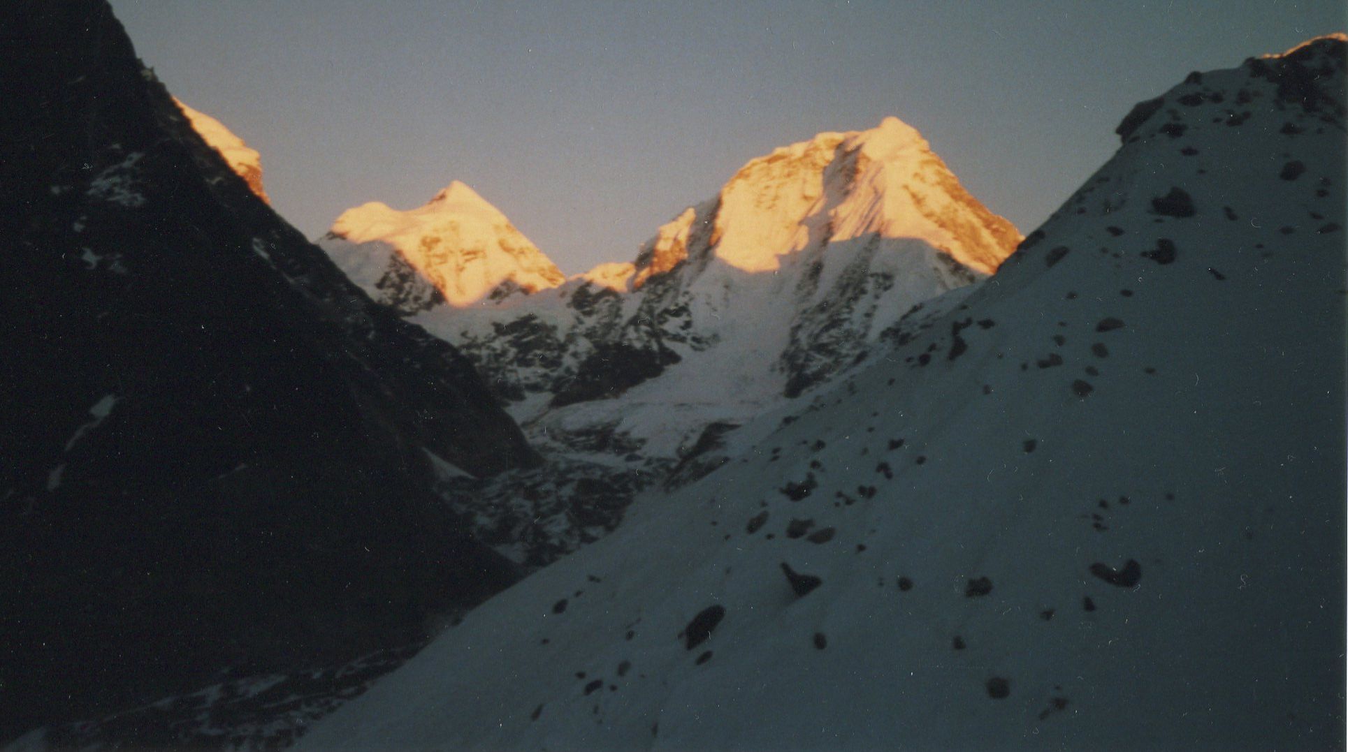 Sunset on Dorje Lakpa in the Jugal Himal