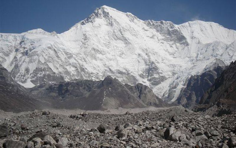 Cho Oyu from Gokyo Valley