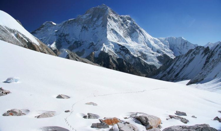 Makalu from Sherpani Col