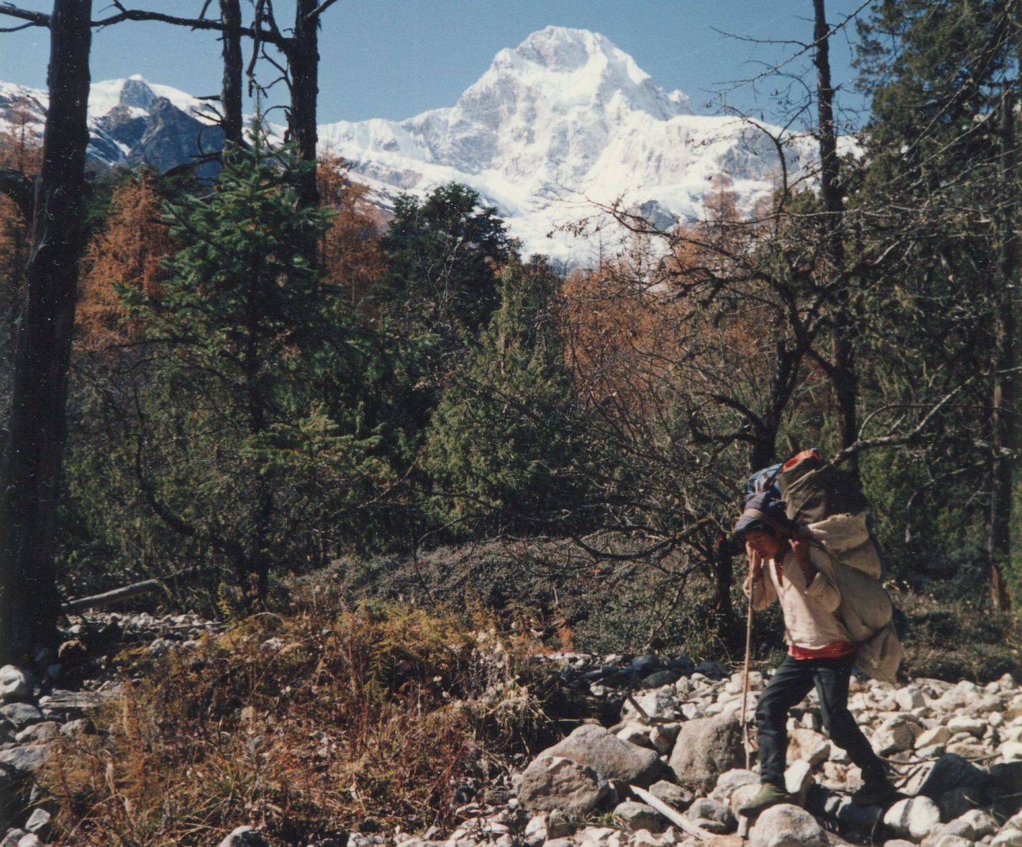 Himalchuli from Chuling Valley