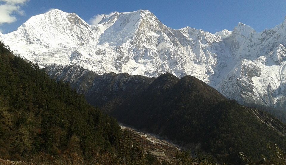 Mount Manaslu from the North-West