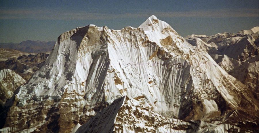 Aerial view of Menlungtse