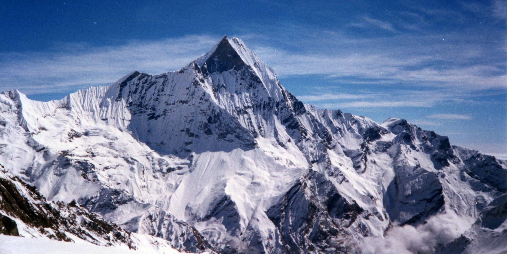 Macchapucchre, the Fishtail Mountain above Annapurna Sanctuary