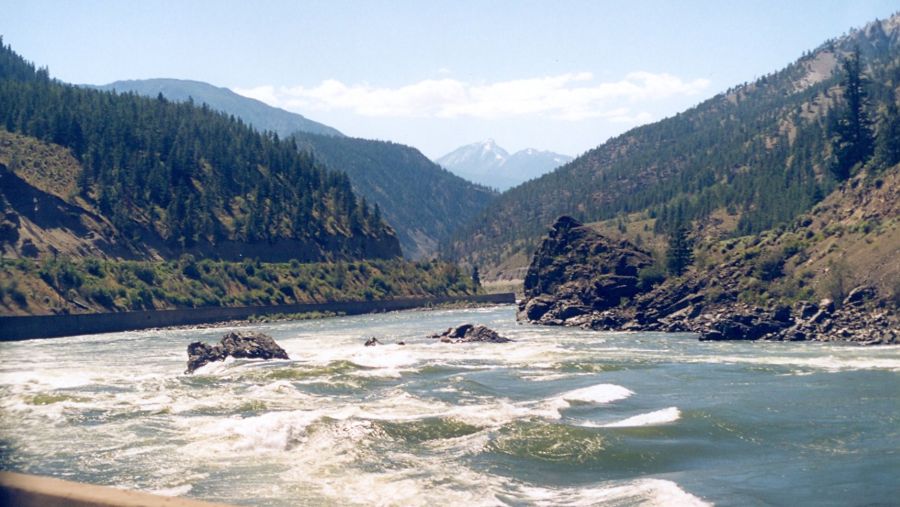 Fraser River from Railway through Western Canada