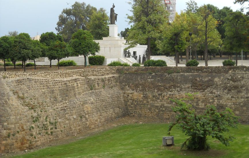 The Liberty Monument above Venetian Walls