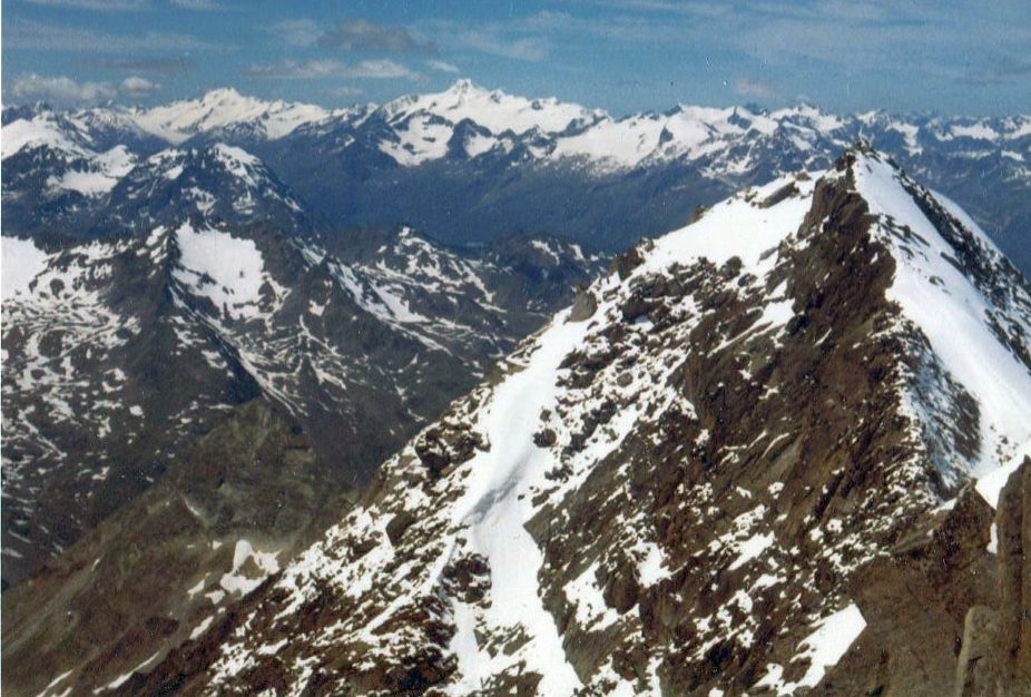 Wilder Pfaff from Zuckerhutl in the Stubai Alps