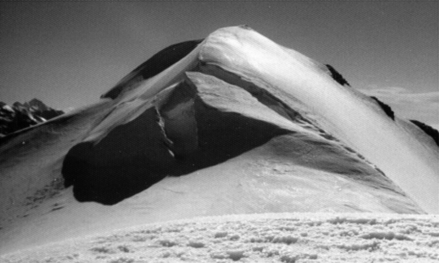 Summit of the Balmhorn in the Bernese Oberlands