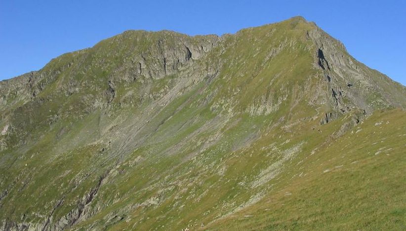 Moldoveanu in the Carpathians - highest mountain in Romania