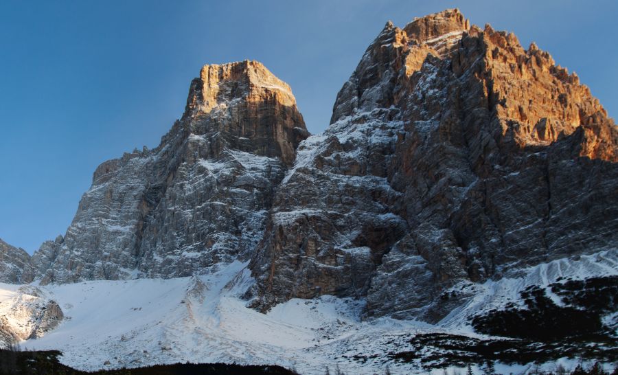 Monte Pelmo in the Italian Dolomites