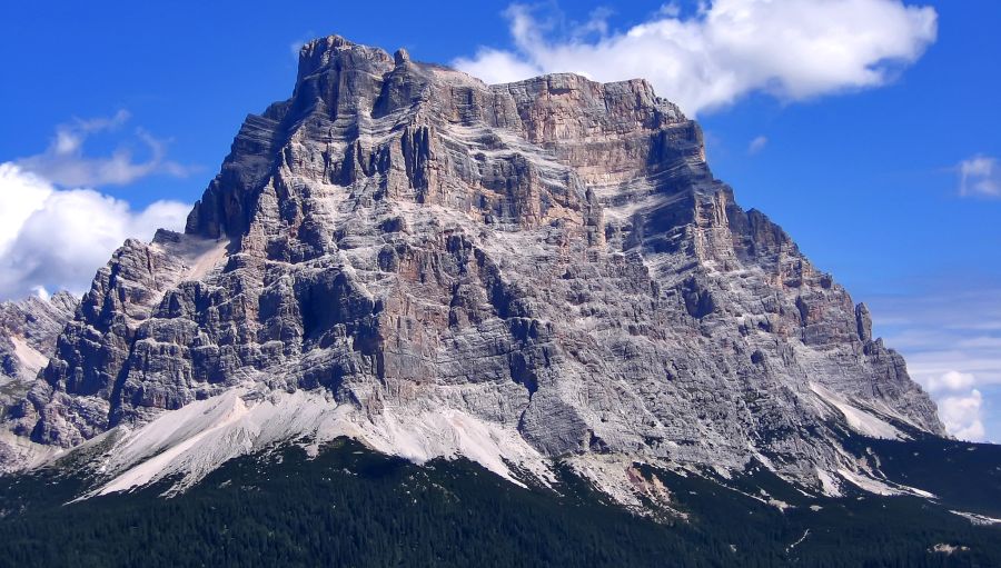 Monte Pelmo in the Italian Dolomites