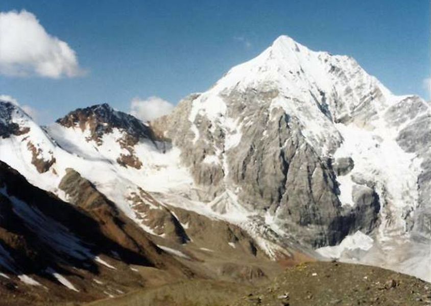 Gran Zebru ( Konig Spitze ) in the Italian Alps