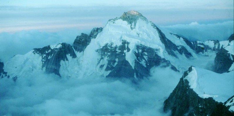 Dent d'Herens ( 4179 metres ) from Weisshorn