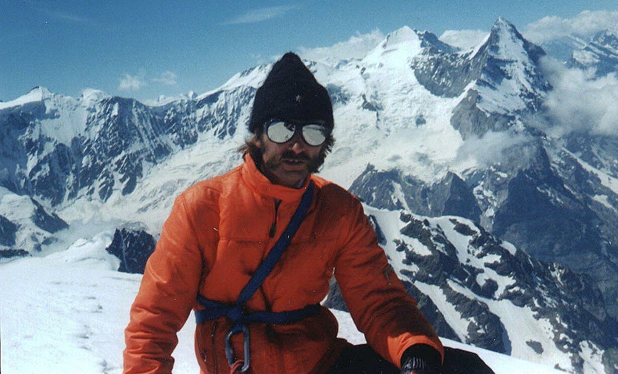 Monch and Eiger from summit of the Wetterhorn