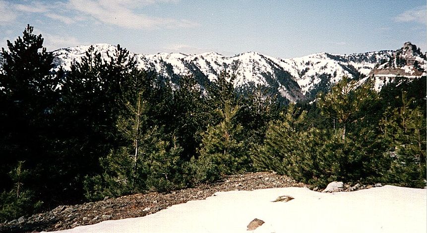 The Pindus Mountains in Northern Greece