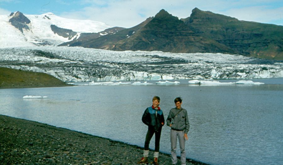 Glacier Lake in Iceland