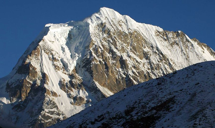 Chombo / Chombu ( 6362m ) in North Sikkim in the Indian Himalaya