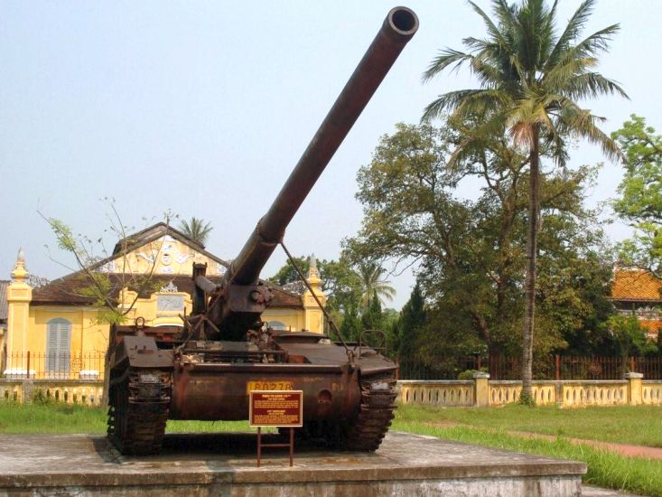 Armoured Vehicle at the Military Museum outside the Citadel in Hue