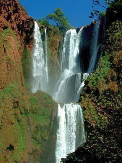 Cascades d'Ouzoud in the Atlas Mountains of Morocco