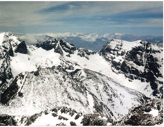 High Atlas from Djebel Toubkal