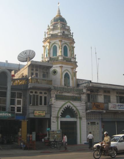 Kone Yoe Mosque in Mandalay in northern Myanmar / Burma