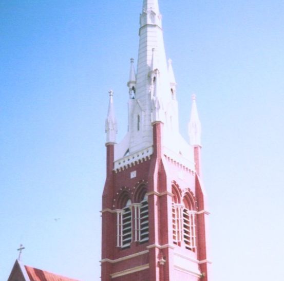 Cathedral of the Holy Trinity in Yangon ( Rangoon ) in Myanmar ( Burma )