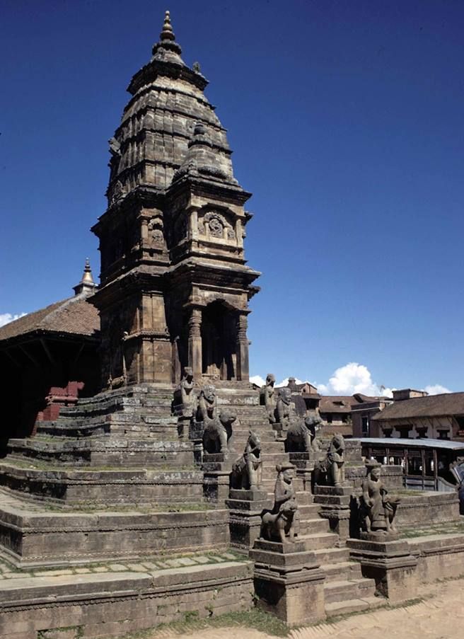 Siddhilakshmi Mandir in Bhaktapur in Kathmandu Valley of Nepal