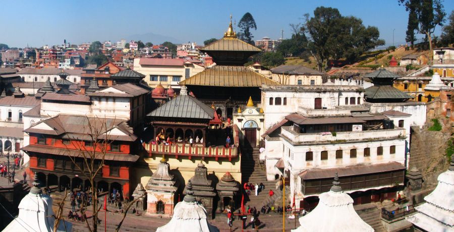 Hindu Temple at Pashupatinath in Kathmandu