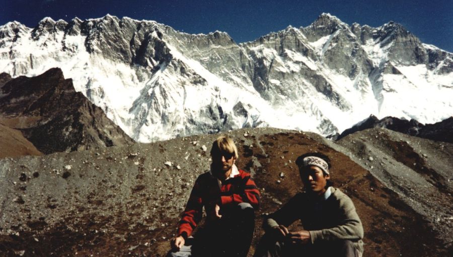 Nuptse-Lhotse Wall from Chukhung Valley