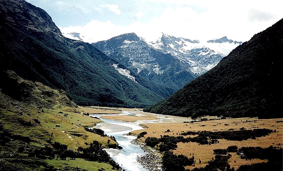 Matukituki Valley in the South Island of New Zealand