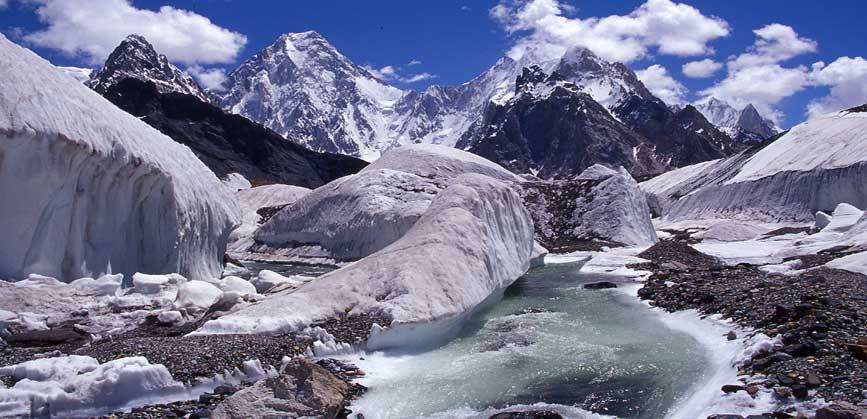 Baltoro Glacier in the Pakistan Karakorum