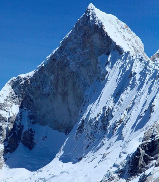 Huandoy in the Cordillera Blanca of the Andes of Peru