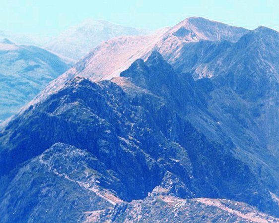 Aonach Eagach Ridge in Glencoe