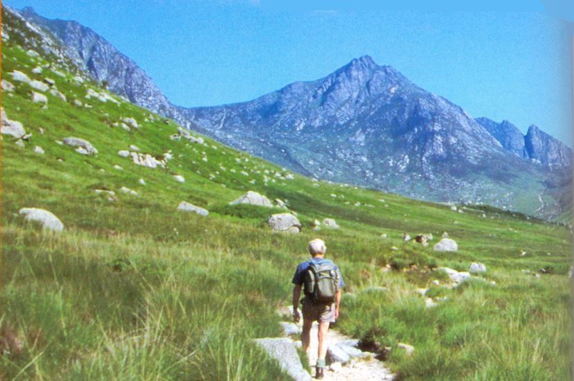 Cir Mhor in the Arran Hills from Glen Rosa