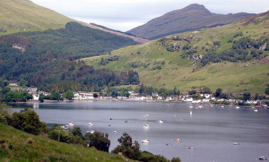 Lochgoilhead beneath Ben Donich