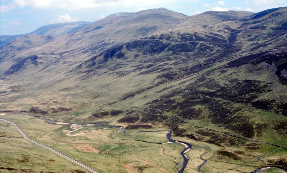 Cairnwell at Glenshee in the Eastern Highlands