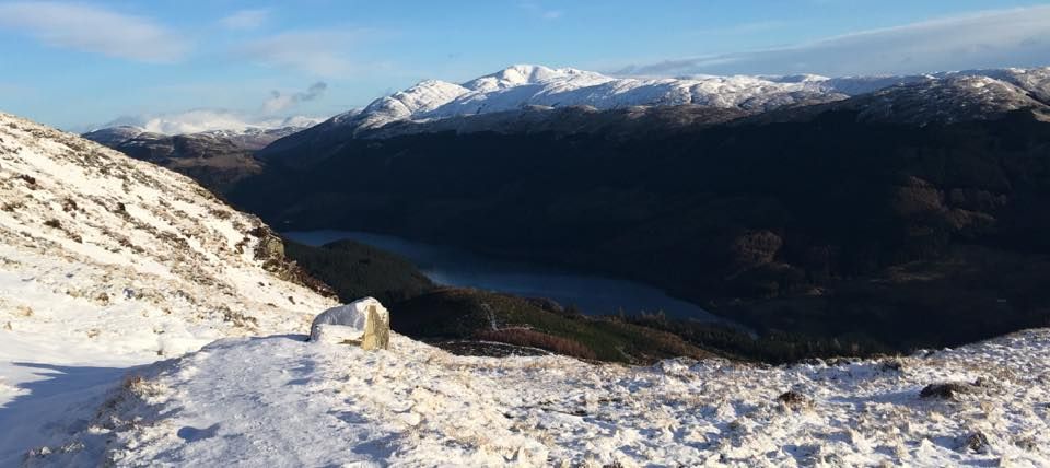 Beinn Each and Stuc a Chroin from Ben Ledi