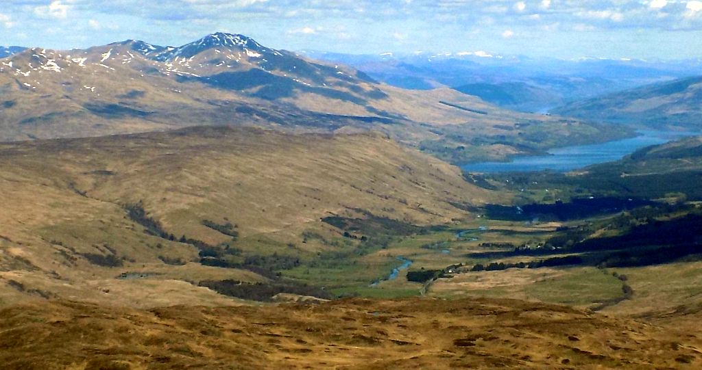 Ben Lawyers Group above Loch Tay from Stob Binnein