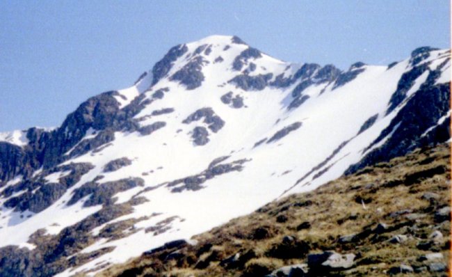 Stob Coire Sgreamhach above the Lost Valley