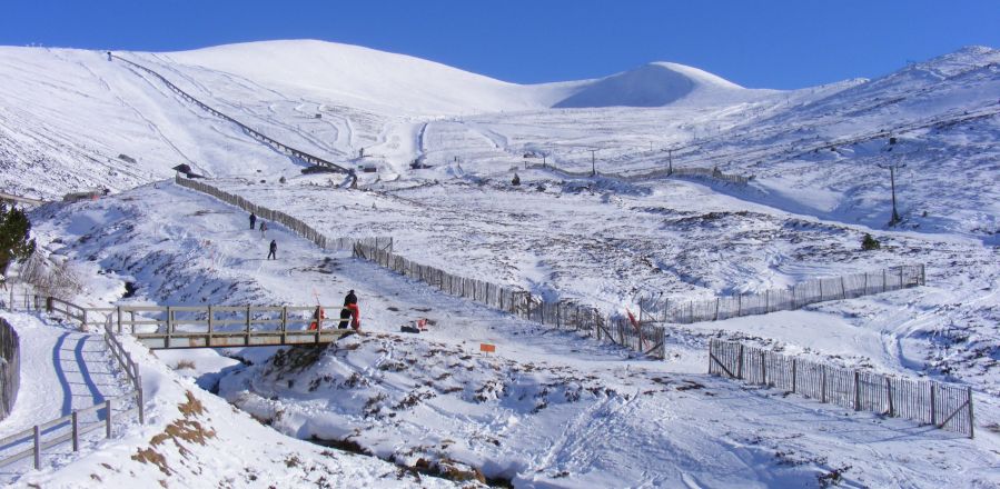 Ski slopes at Aviemore