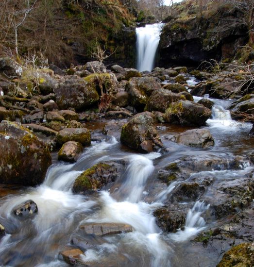 Waterfalls in Campsie Glen