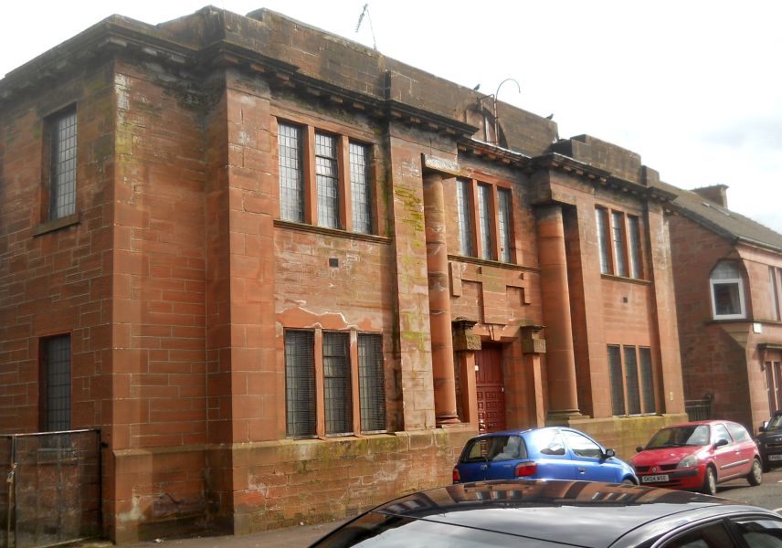 Old sandstone building in Renton