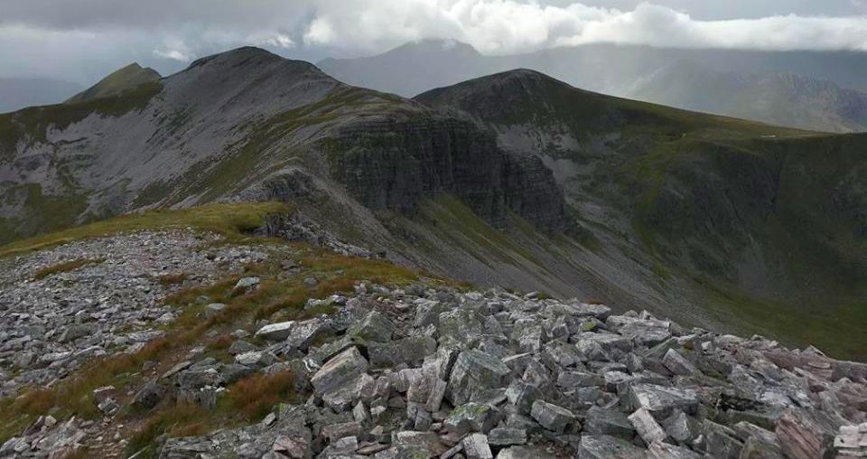 Aonachs from Ben Nevis