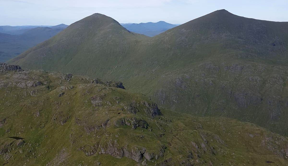 Ben More and Stob Binnein from summit of Cruach Ardrain