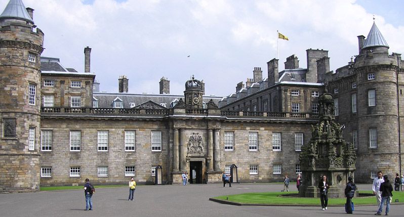 Holyrood Palace in Edinburgh