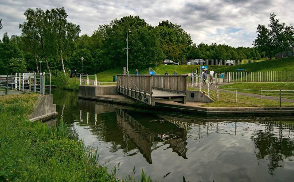 Bridge on The Forth and Clyde Canal at the Falkirk Wheel