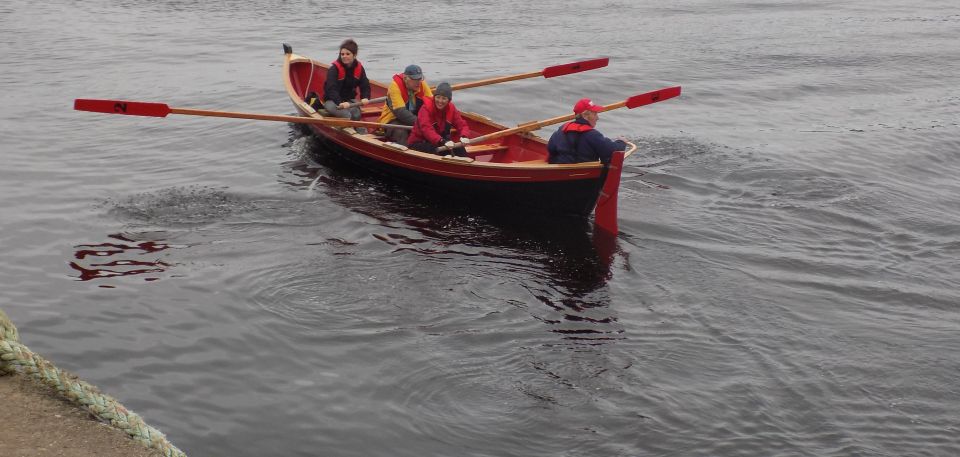 Rowers in Harbour at Girvan