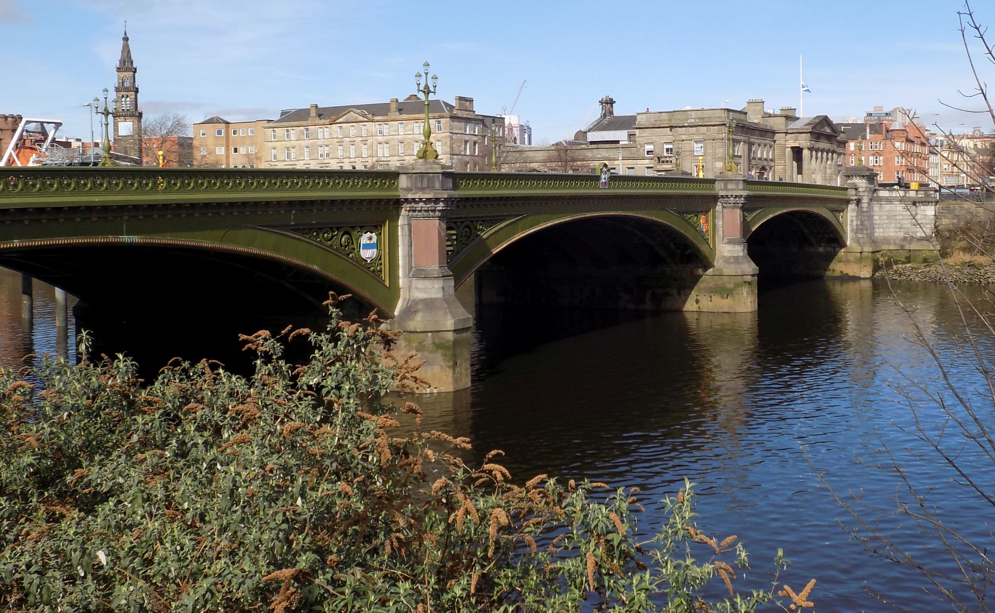 Albert Bridge over the River Clyde