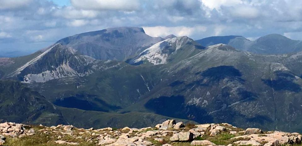 Ben Nevis from Aonach Eagach Ridge