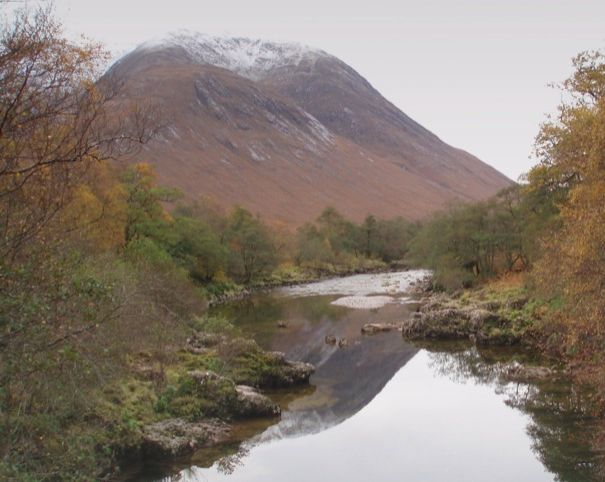 Ben Starav above River Etive